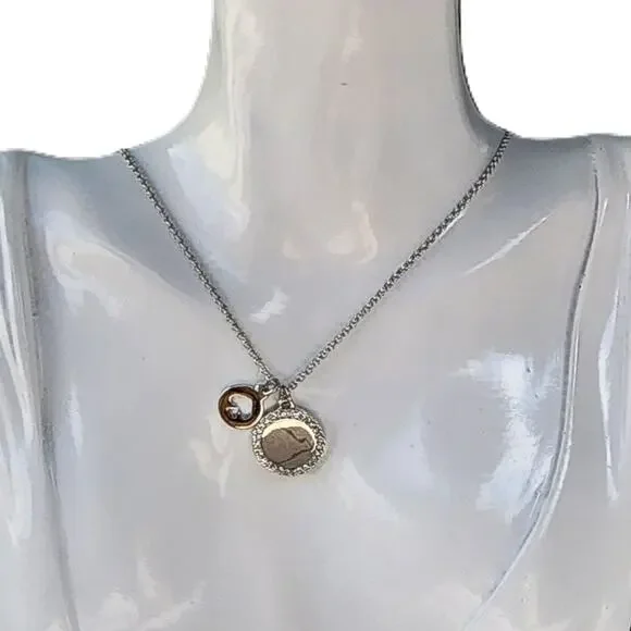 Kate Spade Spot The Spade Pave CZ Charm Pendant Necklace - Picture 2 of 9